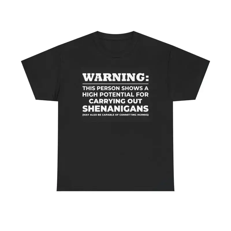 Shenanigans T Shirt Funny Jokes Retro Heavy Cotton
