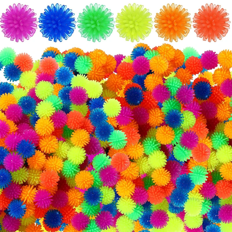 Spiky Massage Ball Soft 25MM Sensory Fidget Stress Relief ADHD Autism Anxiety Therapy Kids Toys Party Favors Carnival Prizes