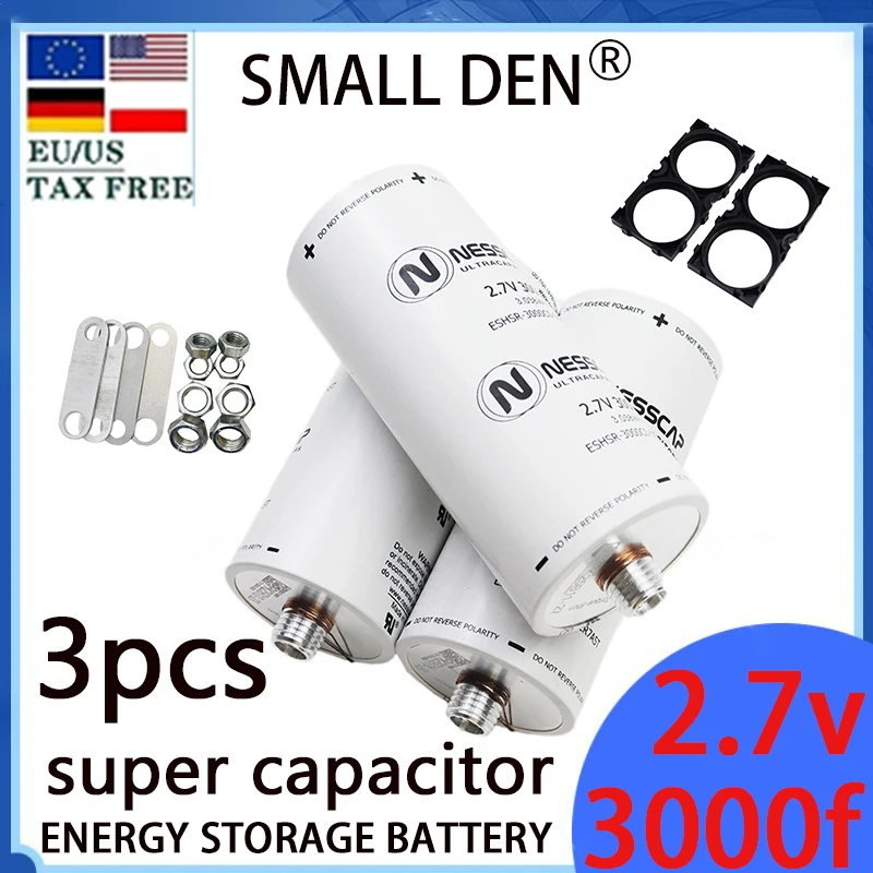 2.8V 3000f Super Farad Battery Pack Capacitor Car Audio LS Electric Vehicle Starting Power Spot Welding Machine Super Capacitor