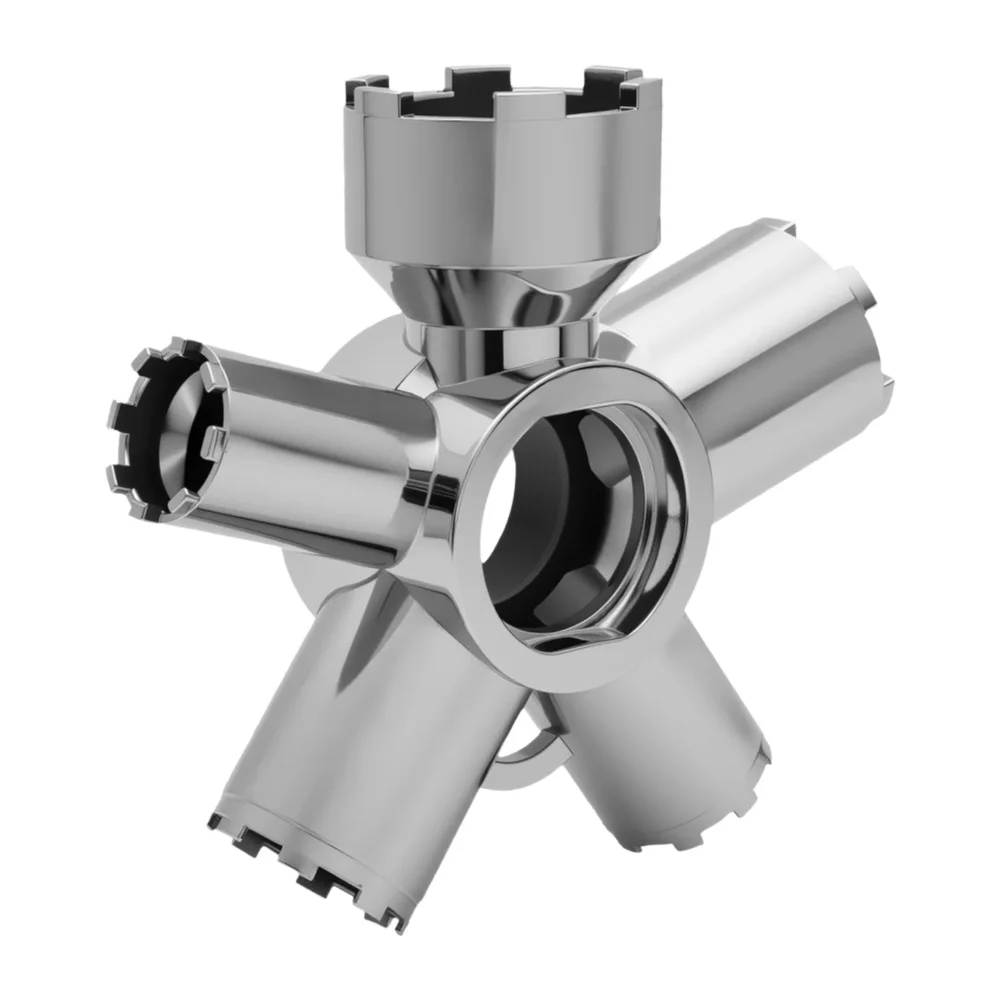10-in-1 Metall-Wasserhahn-Lüftungsschlüssel für M16.5-M28, Hochleistungs-Lüftungsschlüssel für Waschbeckenarmaturen