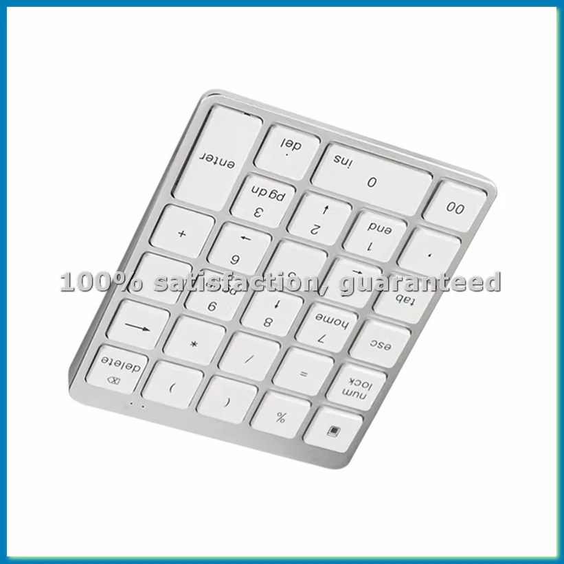 Teclado Numérico Bluetooth de 28 Teclas, Teclado Inalámbrico Portátil para Tablet, PC, Laptop, Recargable, Numpad Digital-A79M
