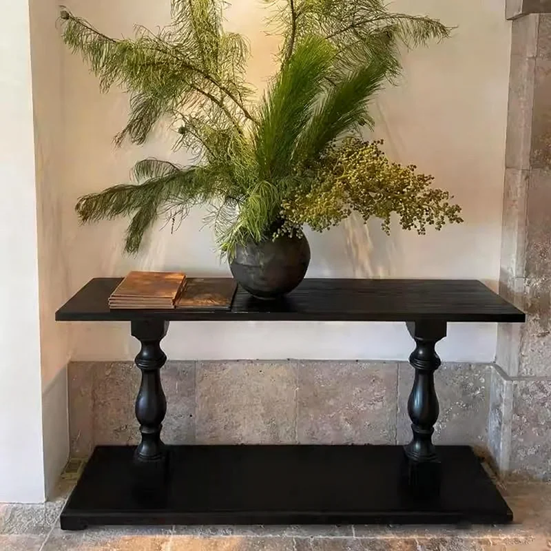 

Nordic Unique Console Table Industrial Trendy Premium Aesthetic Console Table Elegant Classic Bureau Furniture Living Room