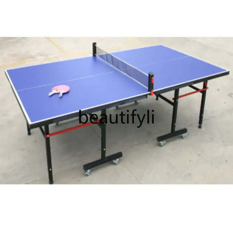 

X Outdoor tennis table Indoor table tennis training Foldable and movable