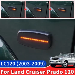 For 2003-2009 Toyota Land Cruiser Prado 120 Fender Sidelight Decoration Frame Lc120 Body Turn Signal Modification