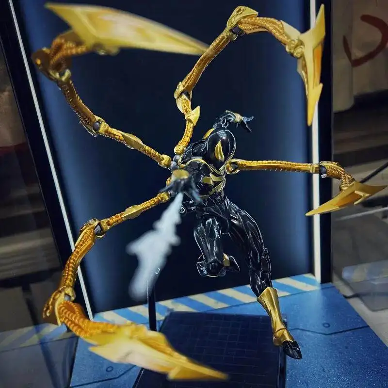 

Коллекционная фигурка Iron Spider Amazing Yamaguchi Spider-Man Питер Паркер (черно-красная) от Kaiyodo – модель-статуэтка для фанатов, подарок для любителей игрушек