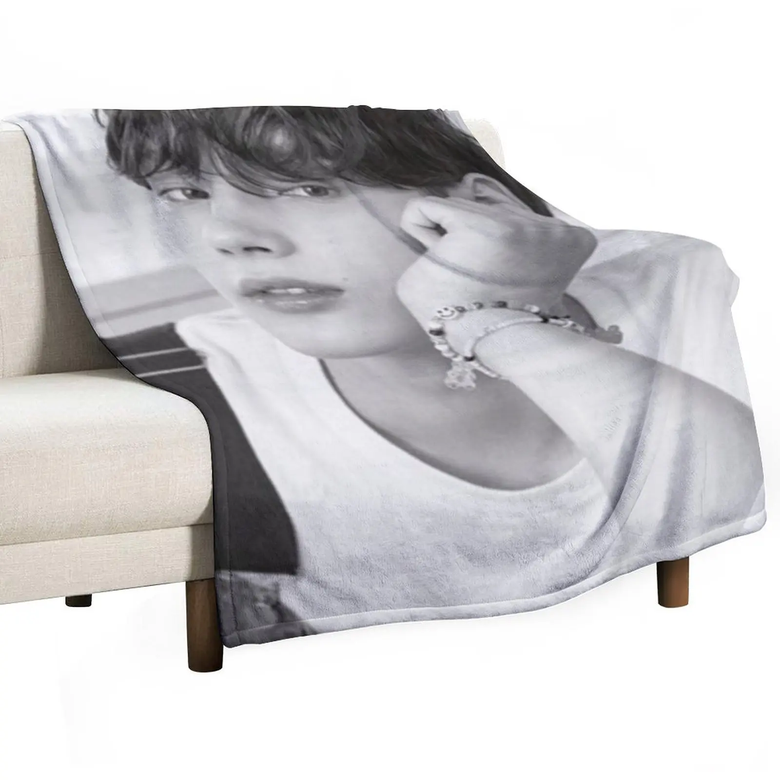 

huening kai Throw Blanket Hairy Soft Thins Decorative Throw Blankets