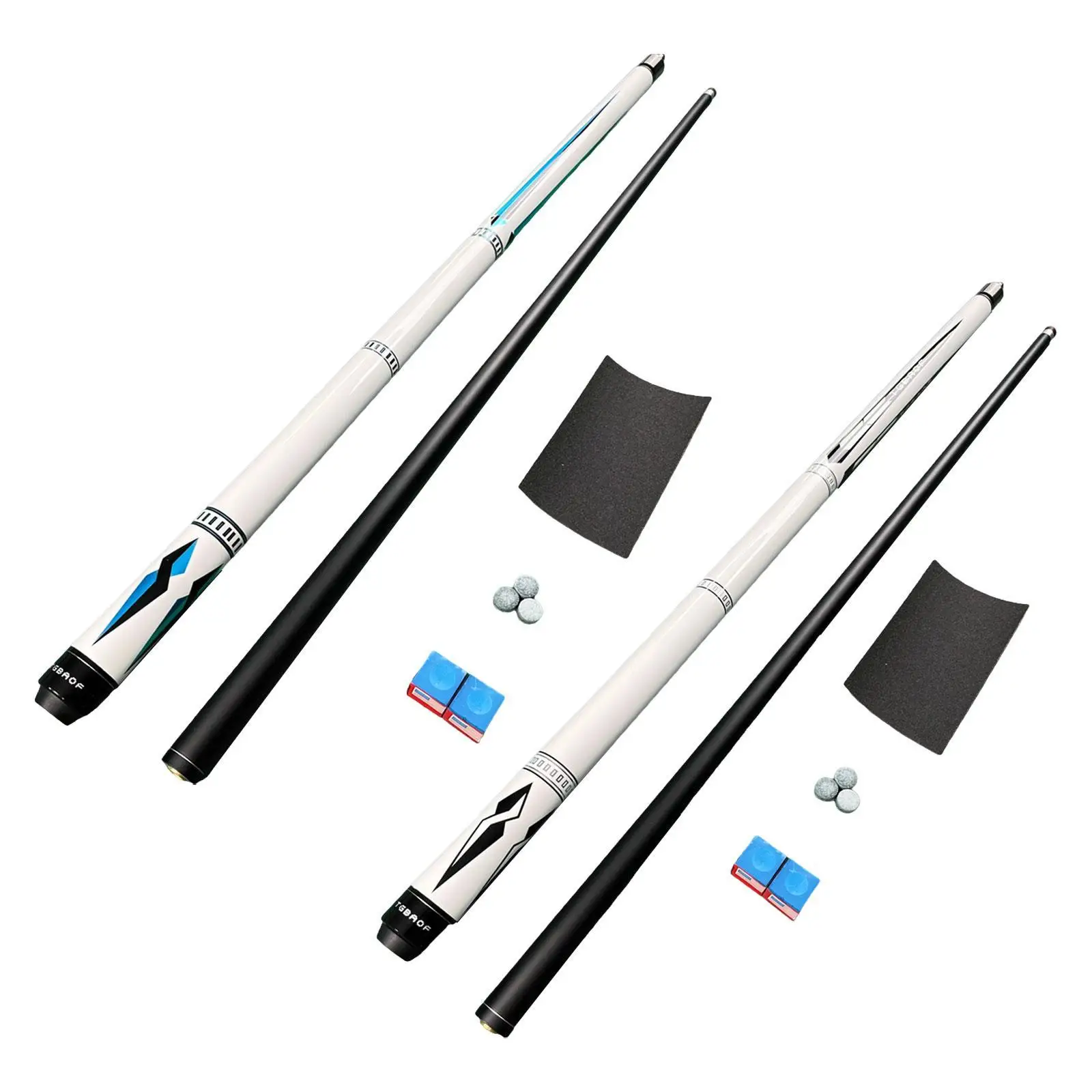 

Профессиональный бильярдный кий из дерева с соединением из нержавеющей стали 1/2, для бильярда