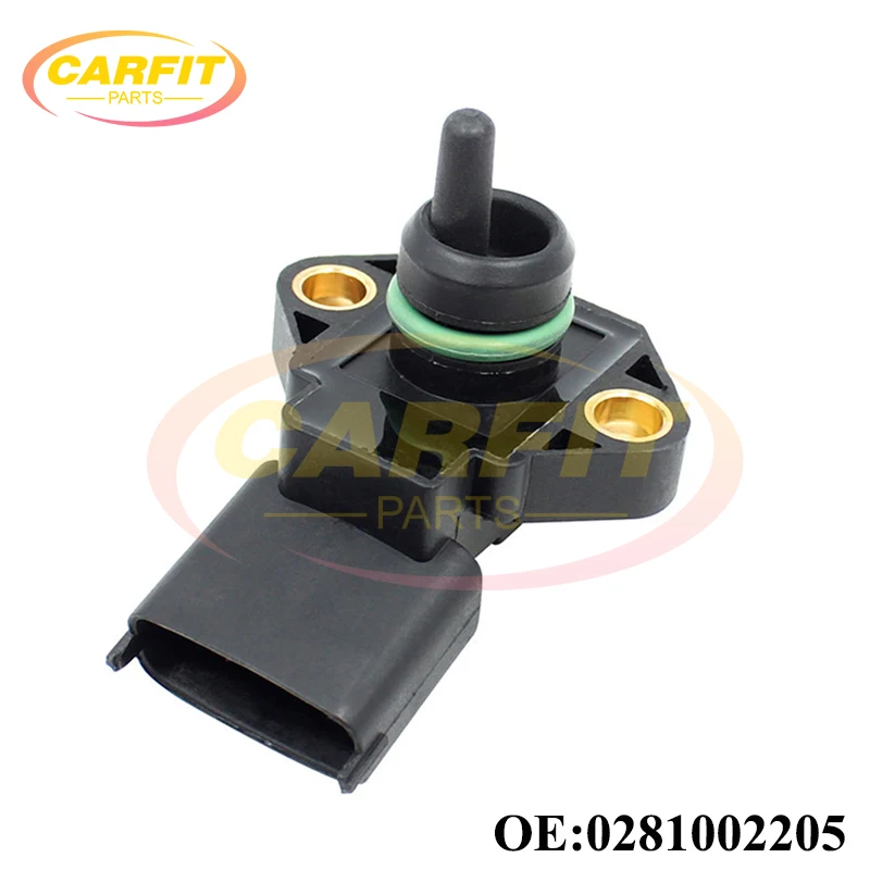 OEM 0281002205 Intake Air Manifold Pressure Sensor For Land Rover Defender Cabrio Station Wagon Discovery II 2.5 Td5 Auto Parts