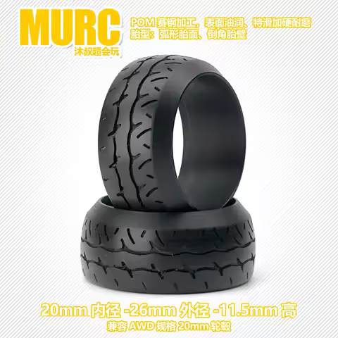 20mm/22mm Drift Tire Drift Tyre for RC Car 1/28 1/24 RW00 DriftArt DA4 TG Super DRZ Kyosho Mini-Z Mini-Q XRX DRZ MA Racing DLR8