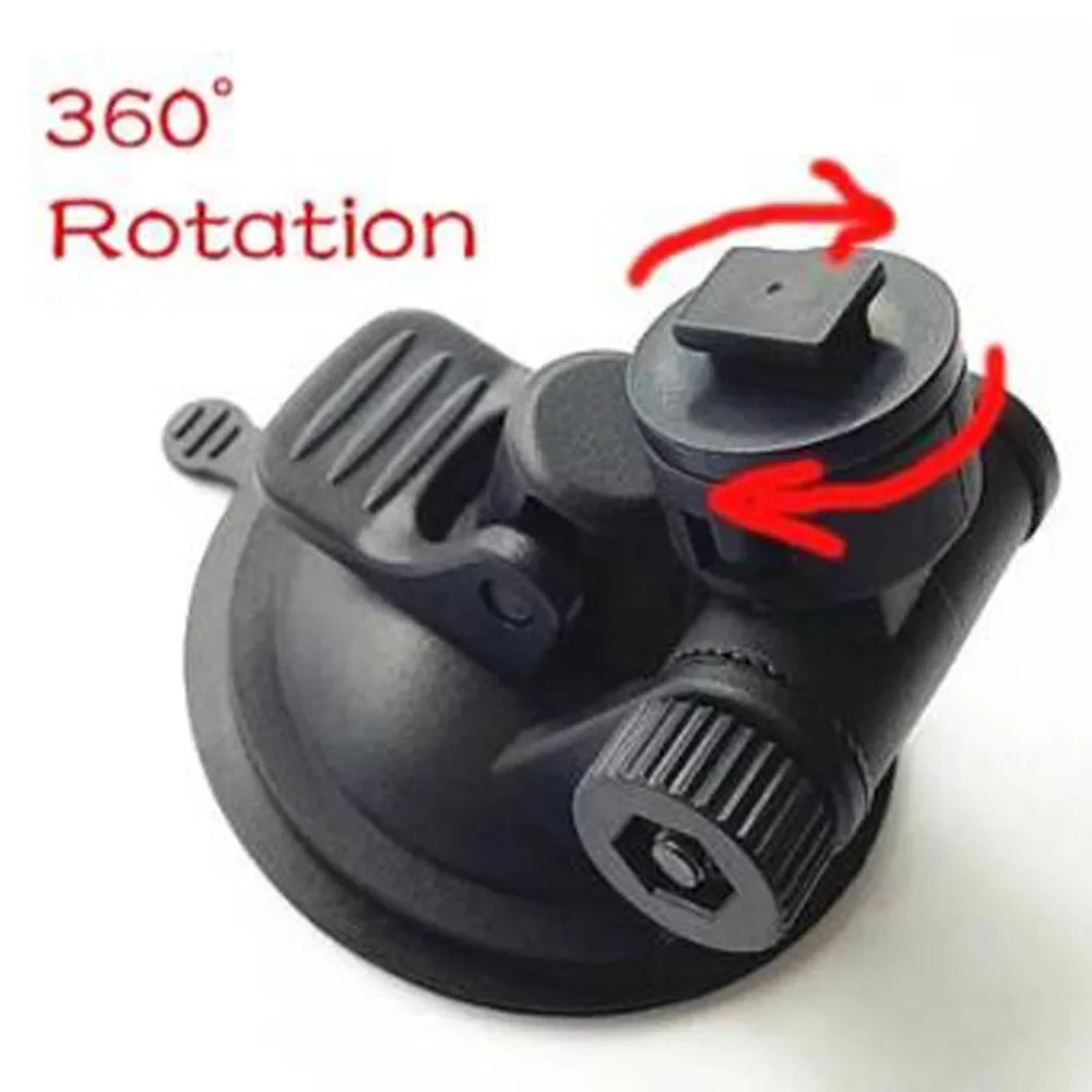 Universal Convex Car 360 degree Rotating Holder Auto DVR Windshield Suction Cup Mount Holder ABS Driving Recorder Bracket Stands