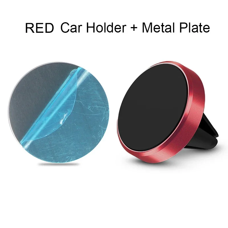 Magnetischer Autotelefonhalter aus Metall, Mini-Entlüftungsclip, super magnetischer Autotelefonhalter, Handyhalterung für iPhone 12 13 Samsung Huawei