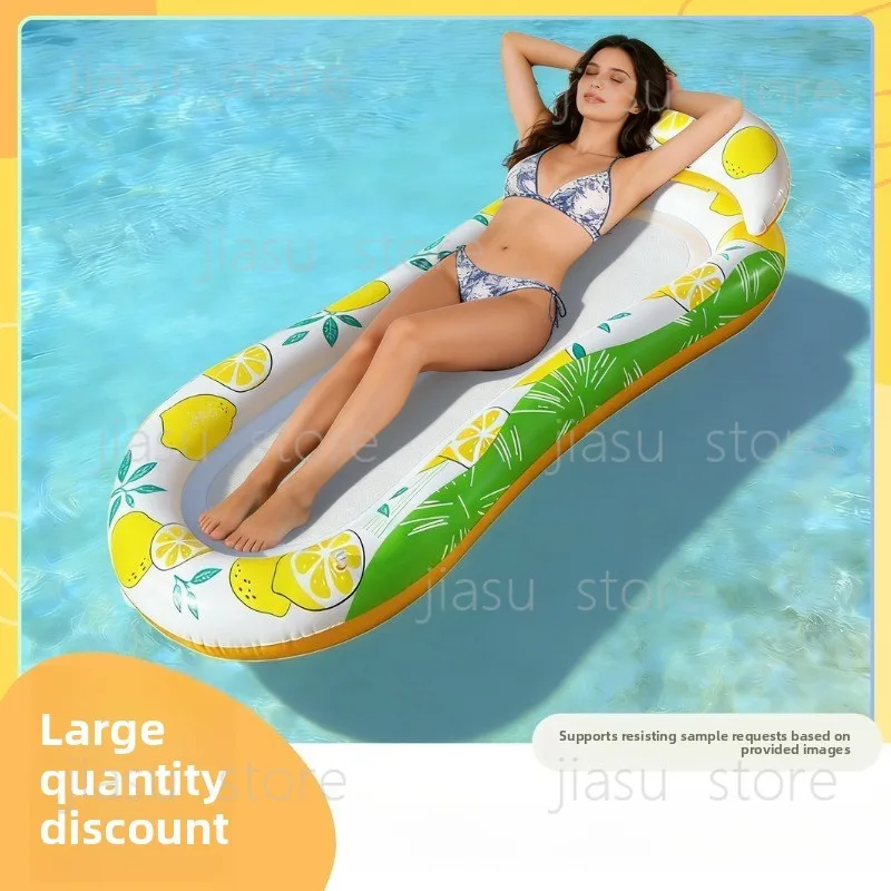 

Portable Inflatable Floating Mat Water Lounge Bed Summer Beach Pool Toy for Adults & Children