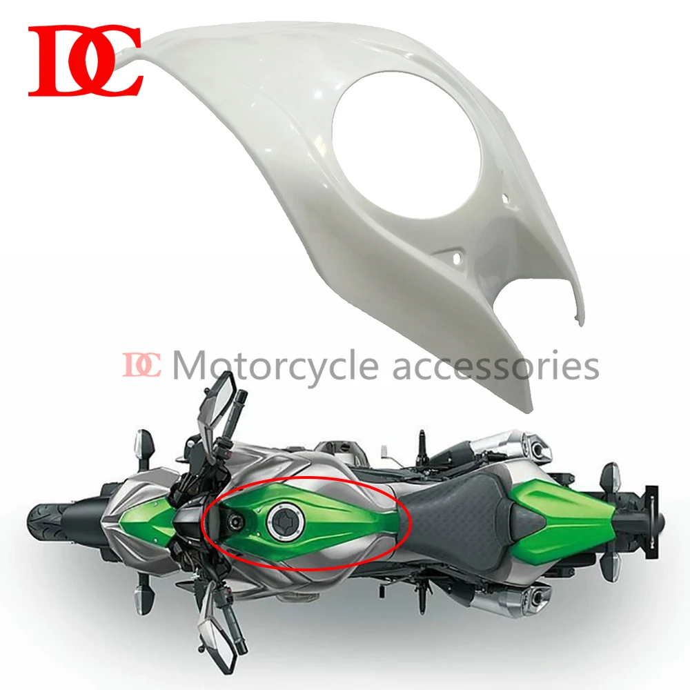 Gas Fuel Tank Fairing Fuel Tank Middle Cover for Kawasaki Z1000 z1000R 2014 2015 2016 2017 2018 2019 2020 Fuel Tank Guard Cover