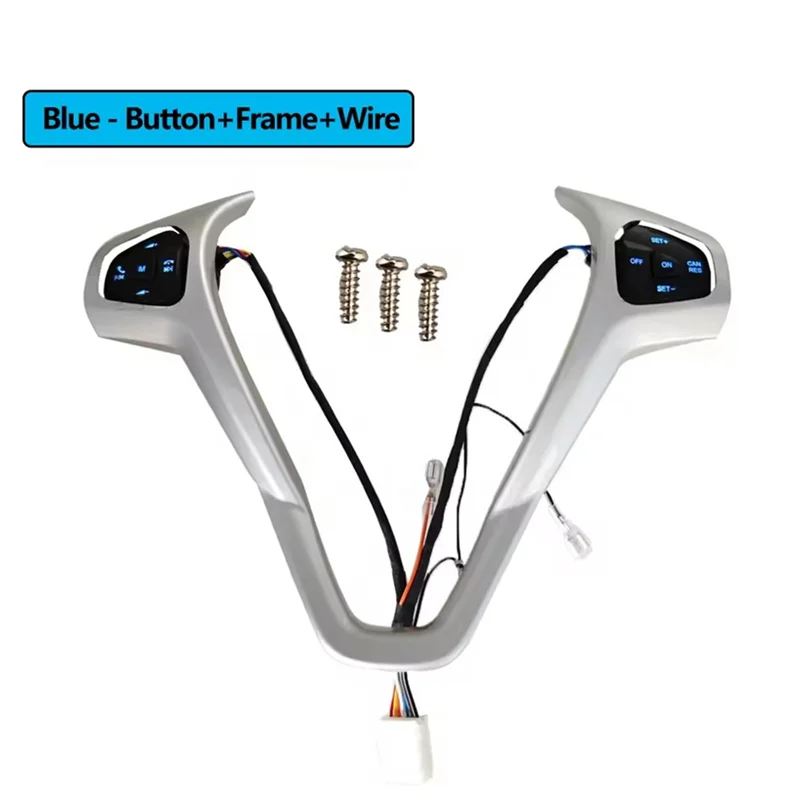 

For Ford Escort Fiesta MK7 MK8 ST Ecosport 2013 Steering Wheel Audio Volume Cruise Control Switch Button 1 Set Car Replacement