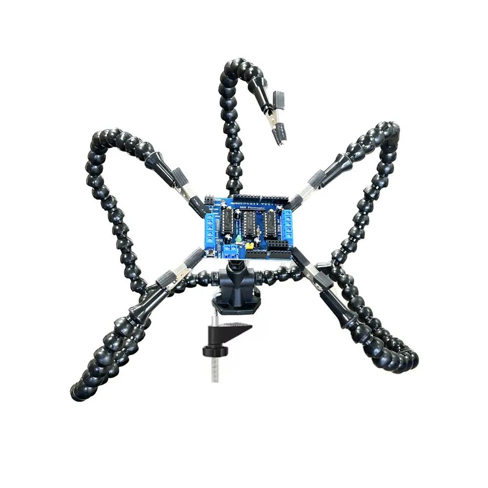 Helping Hand Third Hand Soldering Stand Flexible Arm PCB Holder Table Clip Tool Gadgets for Welding and Soldering