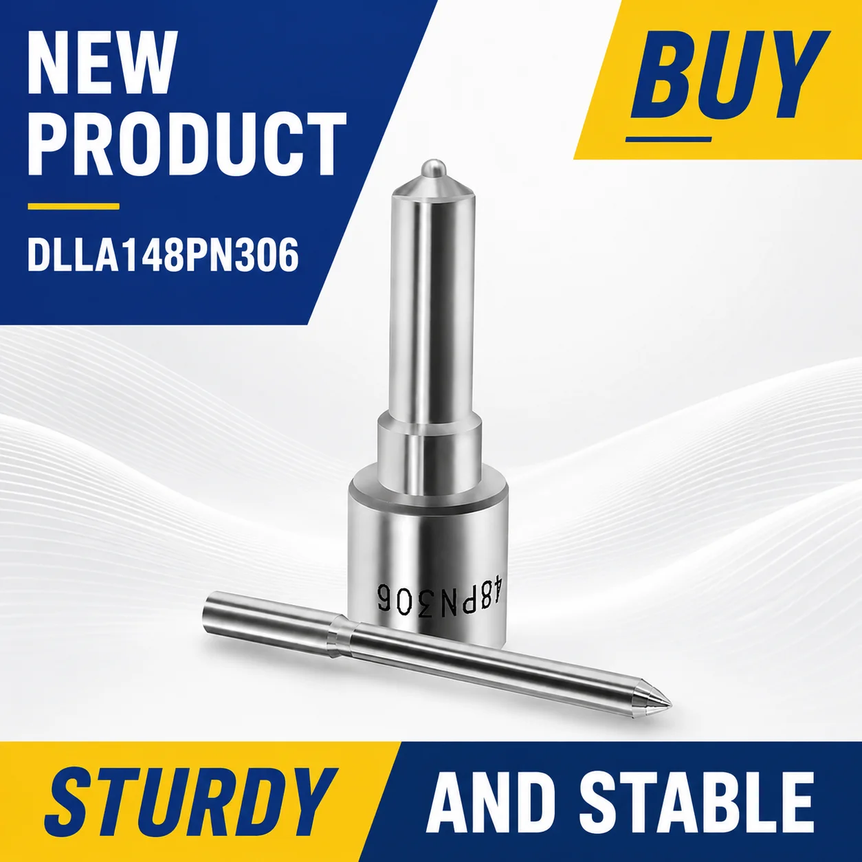 Fuel Control DLLA148PN306 Oil Spray Nozzle Flat Head White Needle Suitable For ZD30DDT Model Nissan XF1824