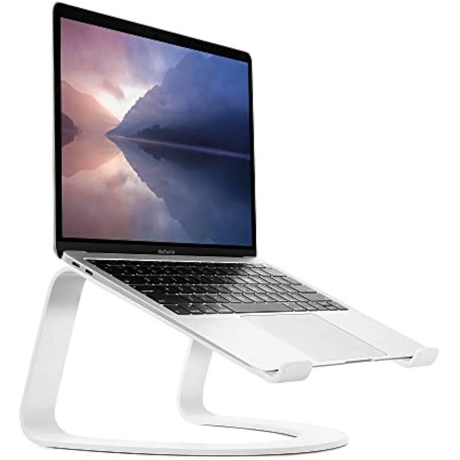 

Двенадцать Южных Крив для MacBook и ноутбуков | Эргономичная настольная охлаждающая подставка для дома или офиса, белое специальное издание