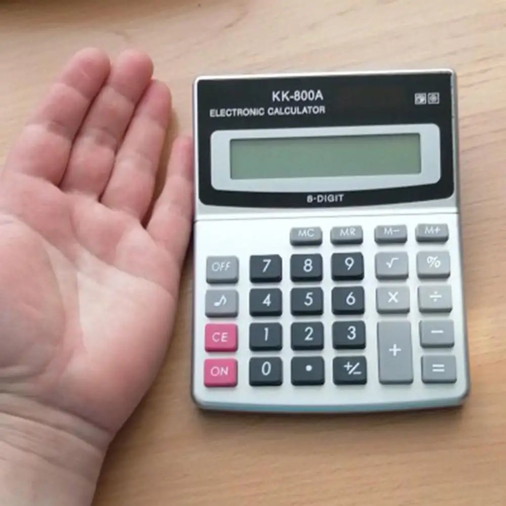 Desktopcalculator Handig 8 Cijfers Desktop Calculator Slagvaste Basiscalculator