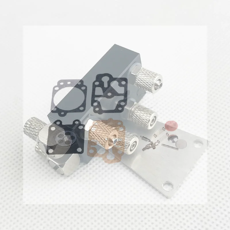 RC Hydraulic Model Big Arm Sub-oil Circuit Block Two-way Three-way Valve Block
