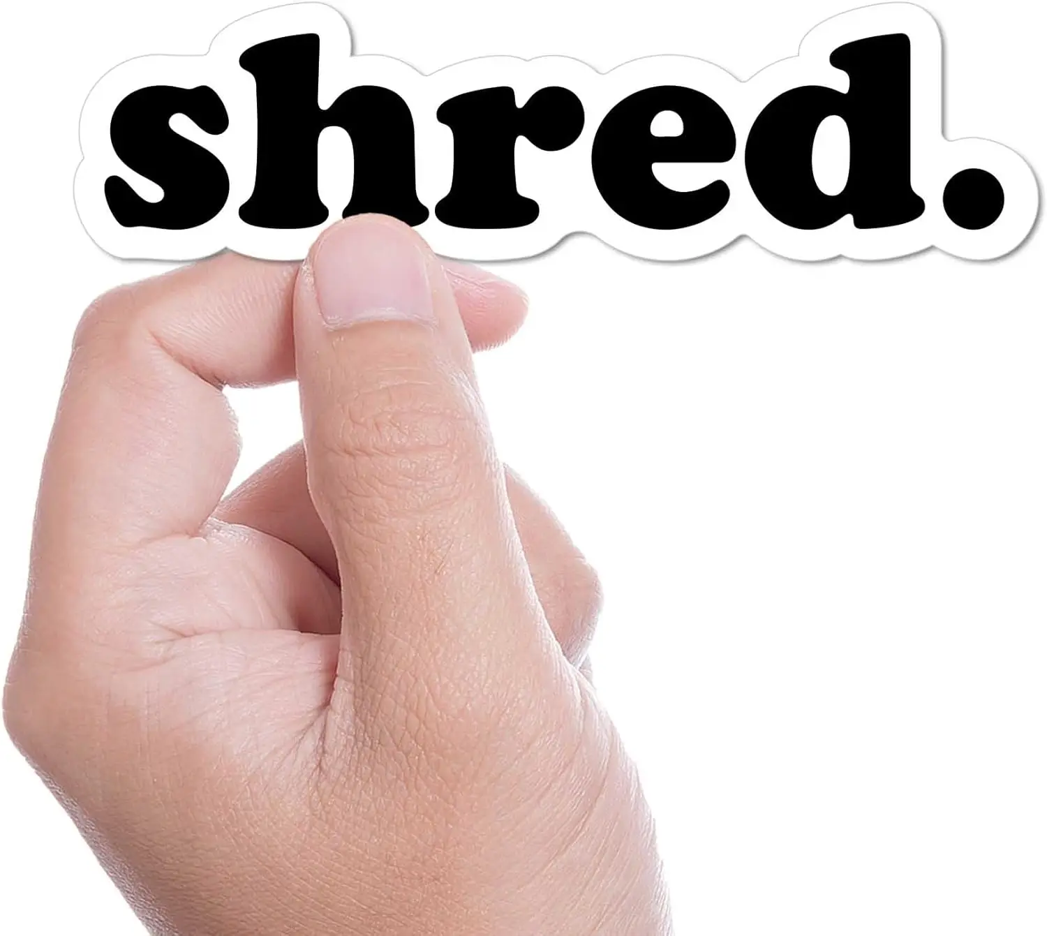 

1PC Shred Sticker for Hydroflask - Waterproof Outdoor Winter Sports Decal