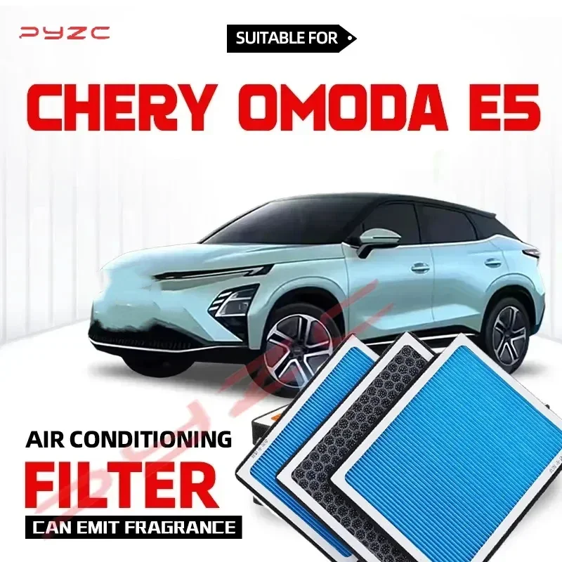 For Chery Omoda E5 Cabin Filter Air Filter Activated Carbon Air Conditioning Filter with Fragrance to Purify Car Cabin Air