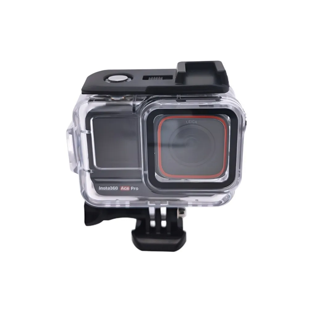 

PC Sports Camera Case Clear Waterproof Diving Cover Thin Scratch Resistant Camera Protector for Insta360 Ace Pro/Pro2