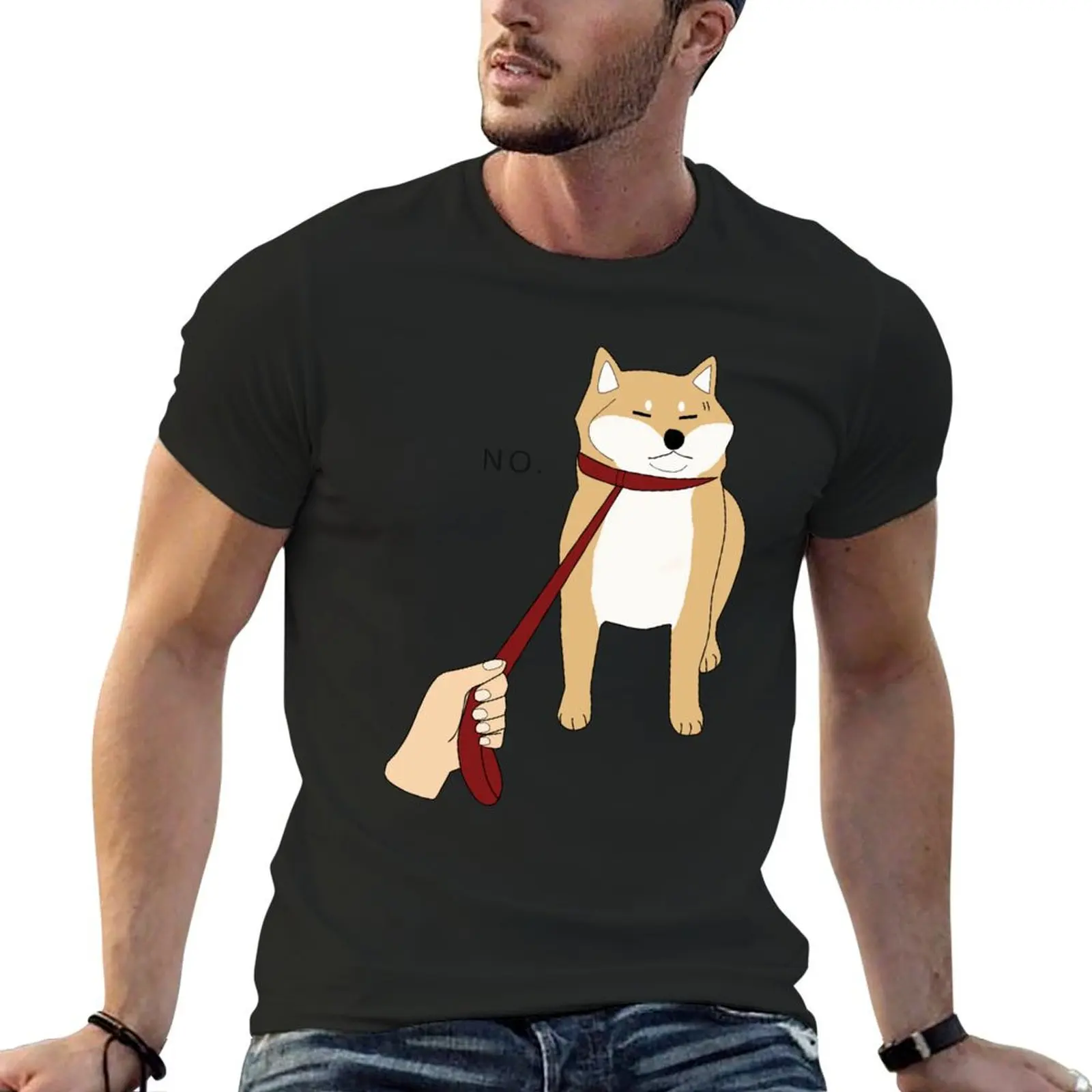 

Shiba Inu No T-Shirt tops graphic t shirts oversized graphic tee oversizeds tshirts for men