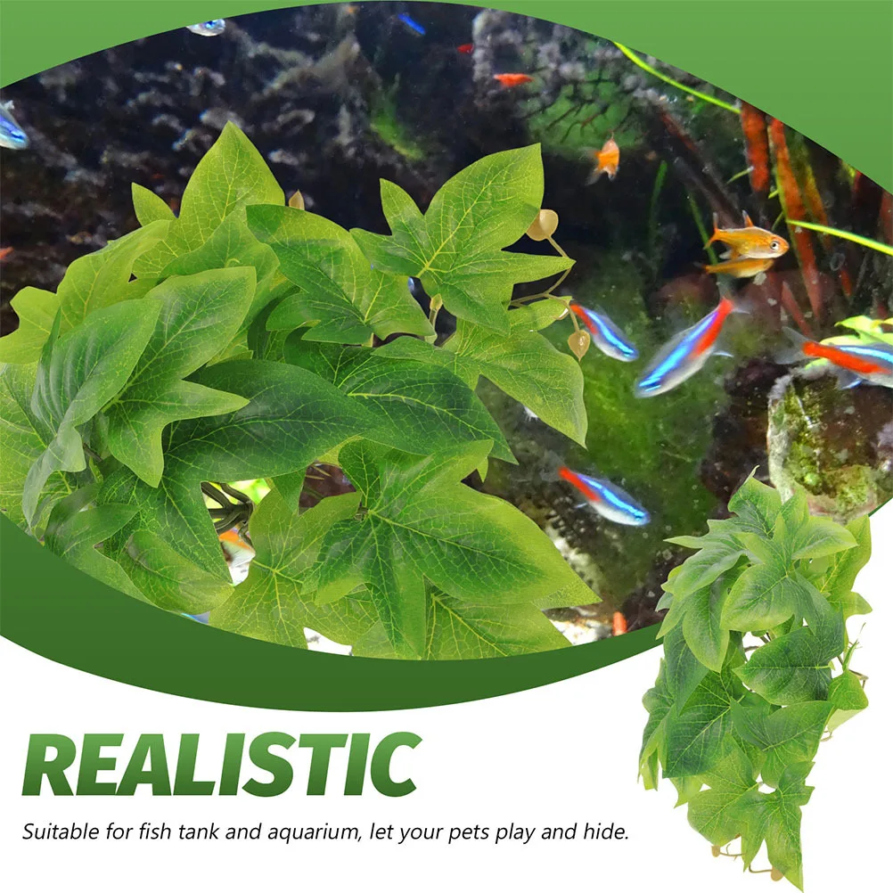 

Artificial Hanging Plant Lifelike Terrarium Decor Simulated Plants For Reptile Habitats Turtle Box Hanging Plant Reptile