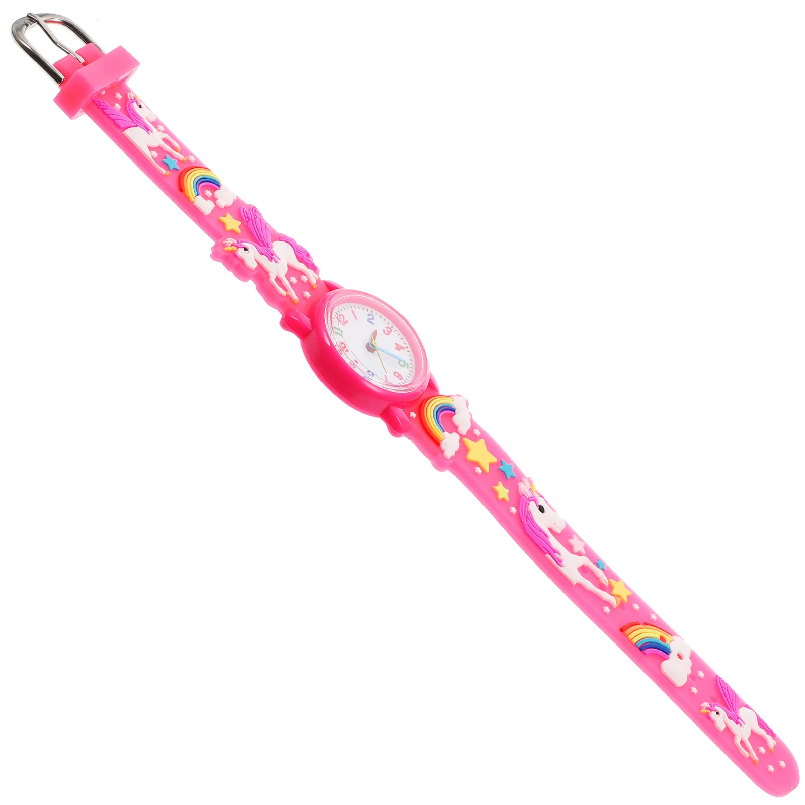 1 قطعة ساعة يد كرتونية قابلة للتعديل من السيليكون مقاومة للماء للساعة #3