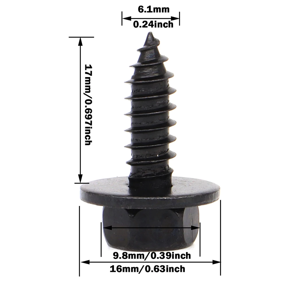 10 Pcs Screw Bolt Retainer Fender Liner Under Cover Clip for Toyota Camry RAV4 TUNDRA tacoma 90159-60498