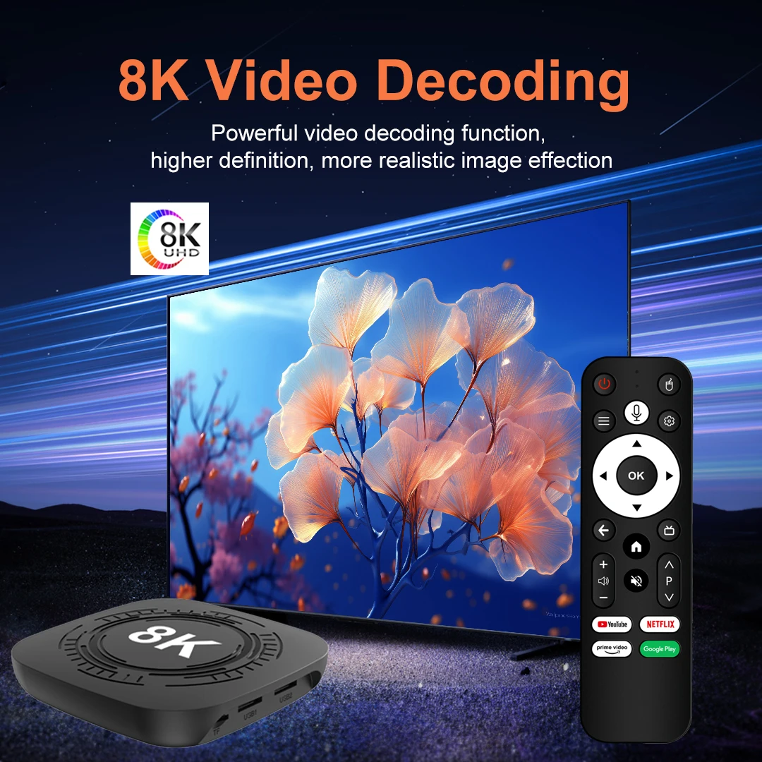 Android Smart TV Box RK3528 MX10 8K PRO Mali-450 Quad Core ARM Cortex A53 8K Media Player BT5.4 Super Box