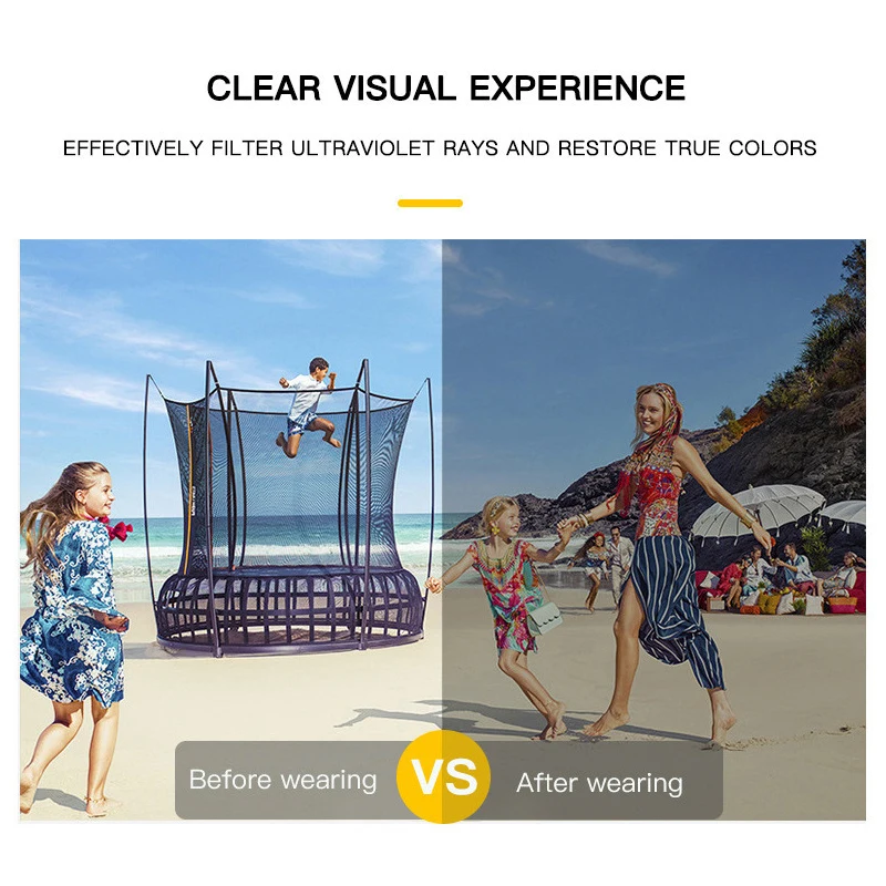 Women's Luxury Rimless Photochromic Glasses Anti-Slip UV400 Auto-Tint Elegant Eyewear for Sophisticated Daily Style F102 view 2