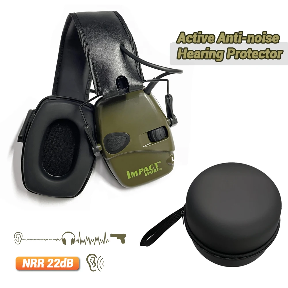 NEW Shooting Active Headset Headphones for Hunting Electronic Hearing Protection Ear Protect Noise Reduction Active Earmuff