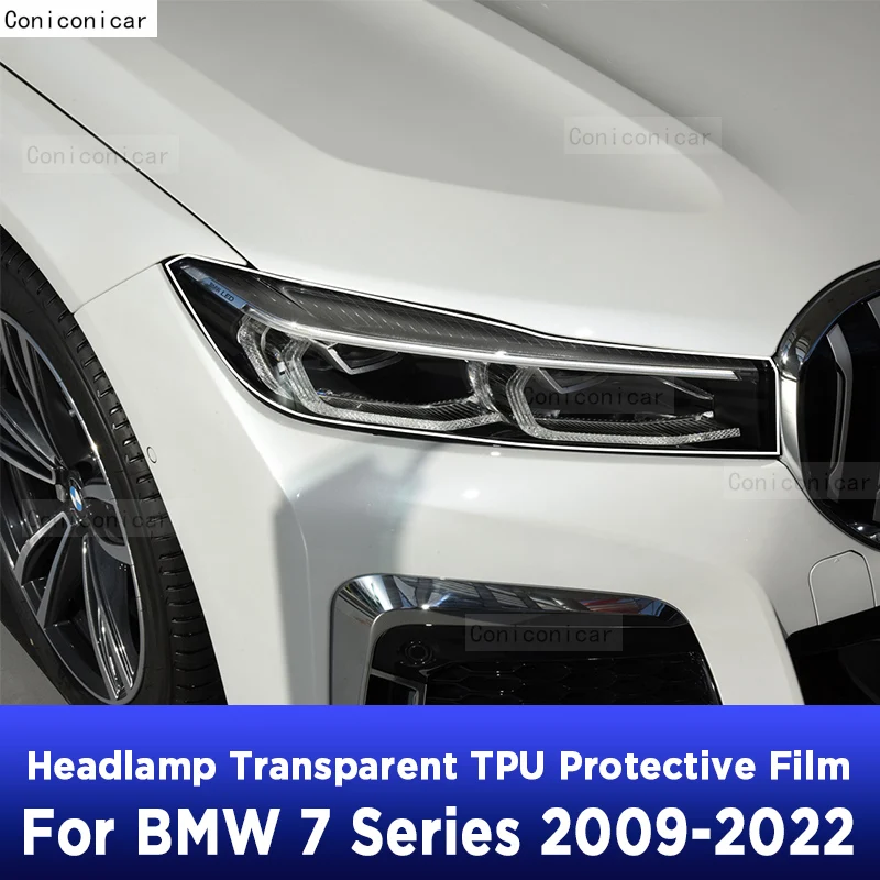 

Car Headlight Protection Transparent Repair Anti-Scratch Protective Film TPU Stickers For BMW 7 Series F01 F02 G11 G12 2009-2022