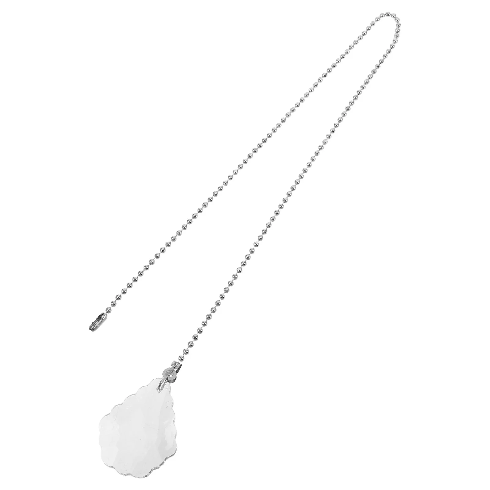 

Crystal Octagon Ball Pull Chain for Ceiling Fan Light Fixtures Decorative Hanging Crystals Pull Chain Extension Elegant Fan