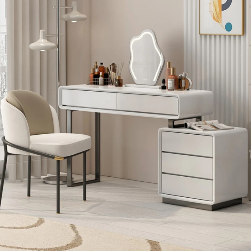 

Dressing table, modern and minimalist storage cabinet, bedroom, light luxury bucket cabinet, integrated makeup table