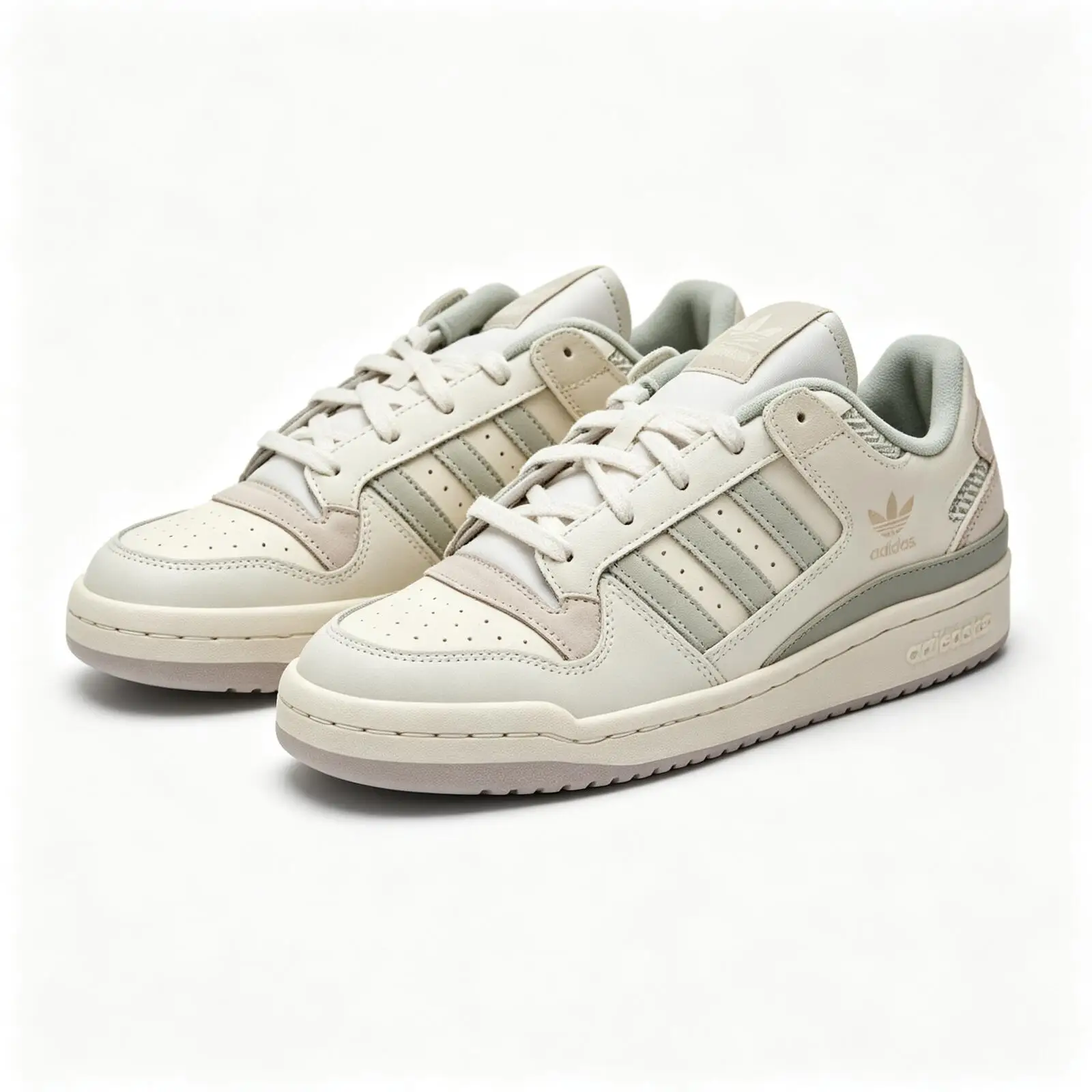 Adidas Originals FORUM LOW CL LA3797 Skate Shoes Unisex Low Top Ivory White Free returns