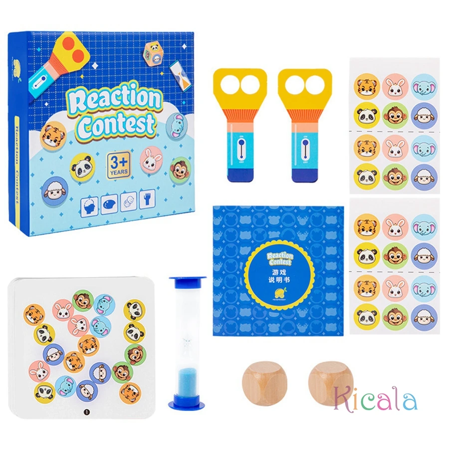 

Kids Board Games Cartoon Funny Reaction Training Toy Children Puzzle Matching Toys Montessori Educational Toys Logical Thinking