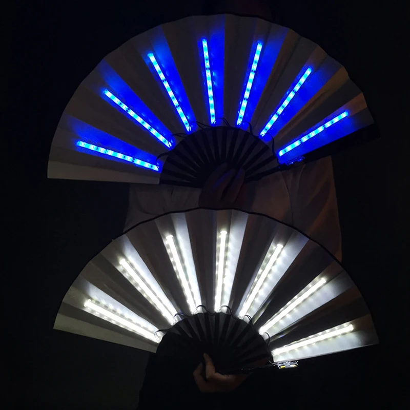 Party LED Fan Luminous Stage Performance Show Light Up Fan Birthday Party Gift
