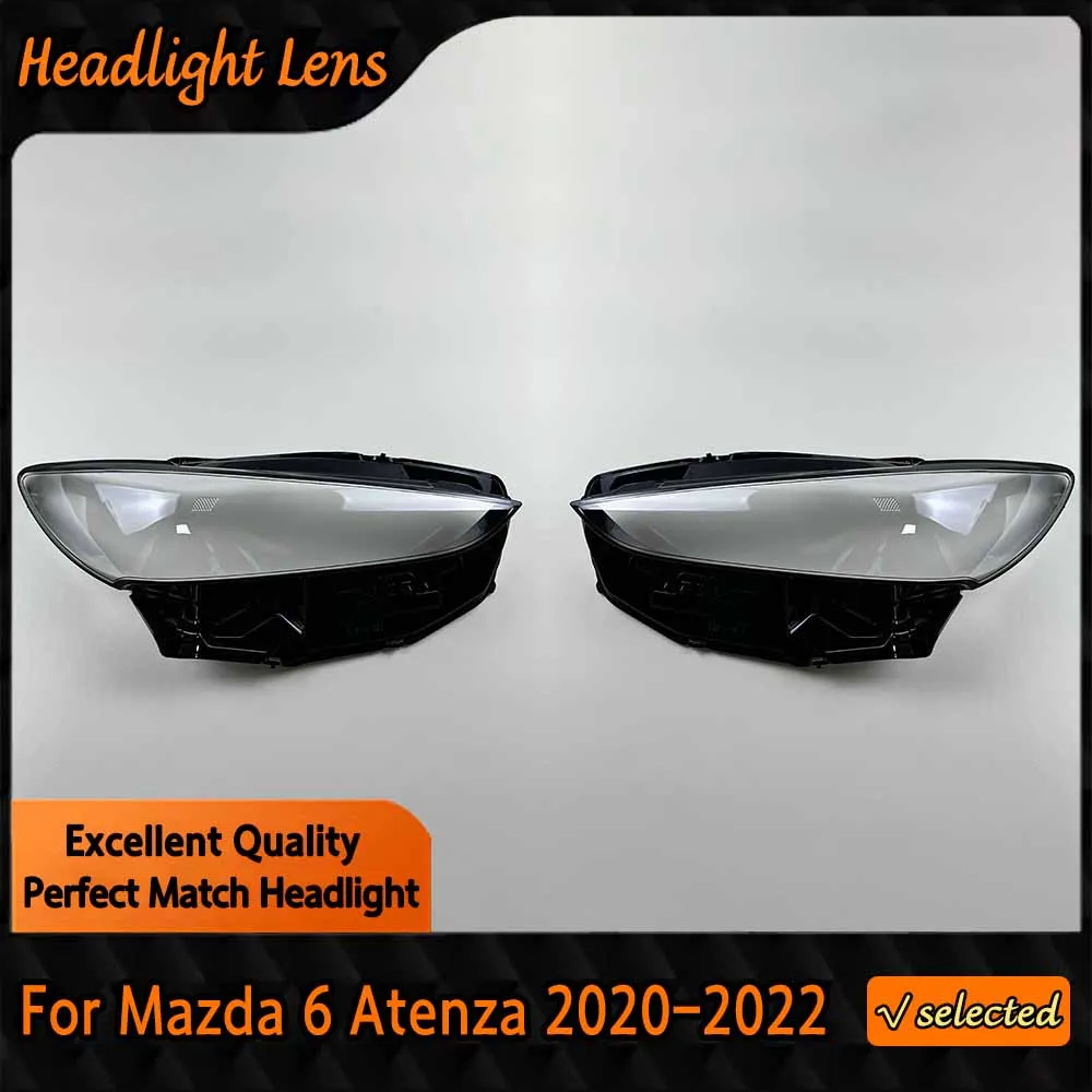 

For Mazda 6 Atenza 2020 2021 2022 Headlamp Transparent Lampshade Headlight Lampshell Plexiglass Replace Original Lens Cover