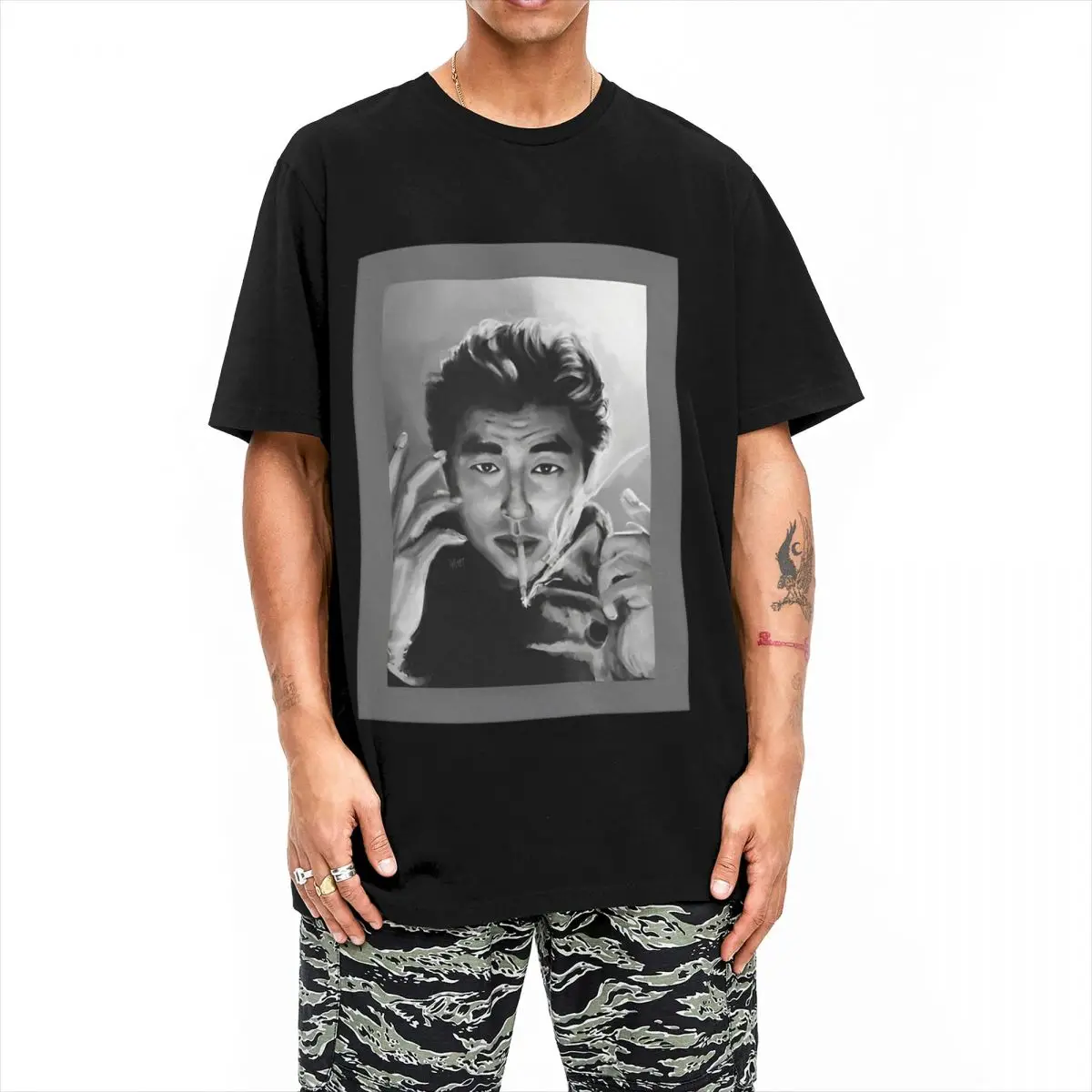 Man T Shirt Gong Yoo T Shirts Harajuku Beach Tee Shirt Y2K Funny Casual Cotton Clothes Gift Idea