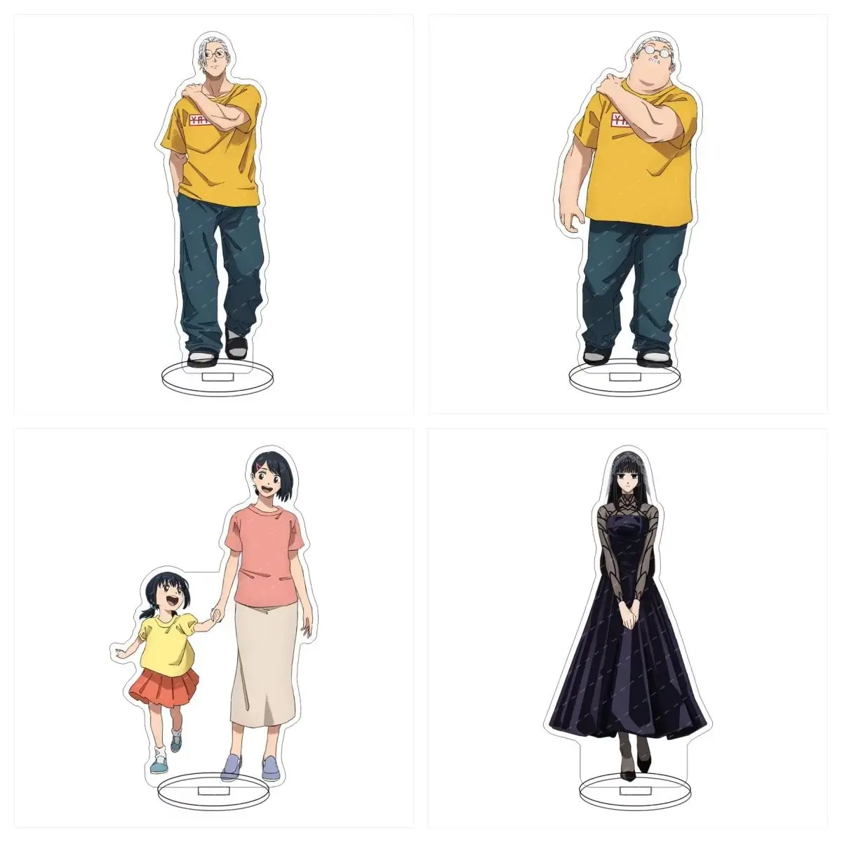 

HOT Anime Sakamoto Days Nagumo Shin Asakura Anime Stand Model Plate Acrylic Jewelry Keychain Girl Desk Decor Charms Friend Gift