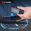 X-tiger-ミニポータブル電動自転車エアポンプ,120psi高圧インフレーター,ディスプレイ,2x500mahバッテリー,2〜3タイヤ 1