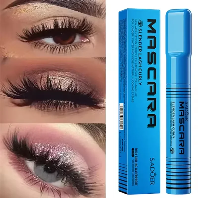 Mascara impermeabile 5D allungamento ciglia trucco da donna mascara impermeabile mascara in fibra di seta nera cosmetici coreani nuovo