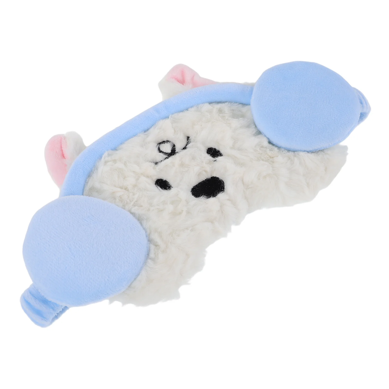 

Маска для сна с милыми мультяшными животными, мягкая дышащая легкая конструкция для путешествий, ночник, блокирующий мягкий чехол для глаз