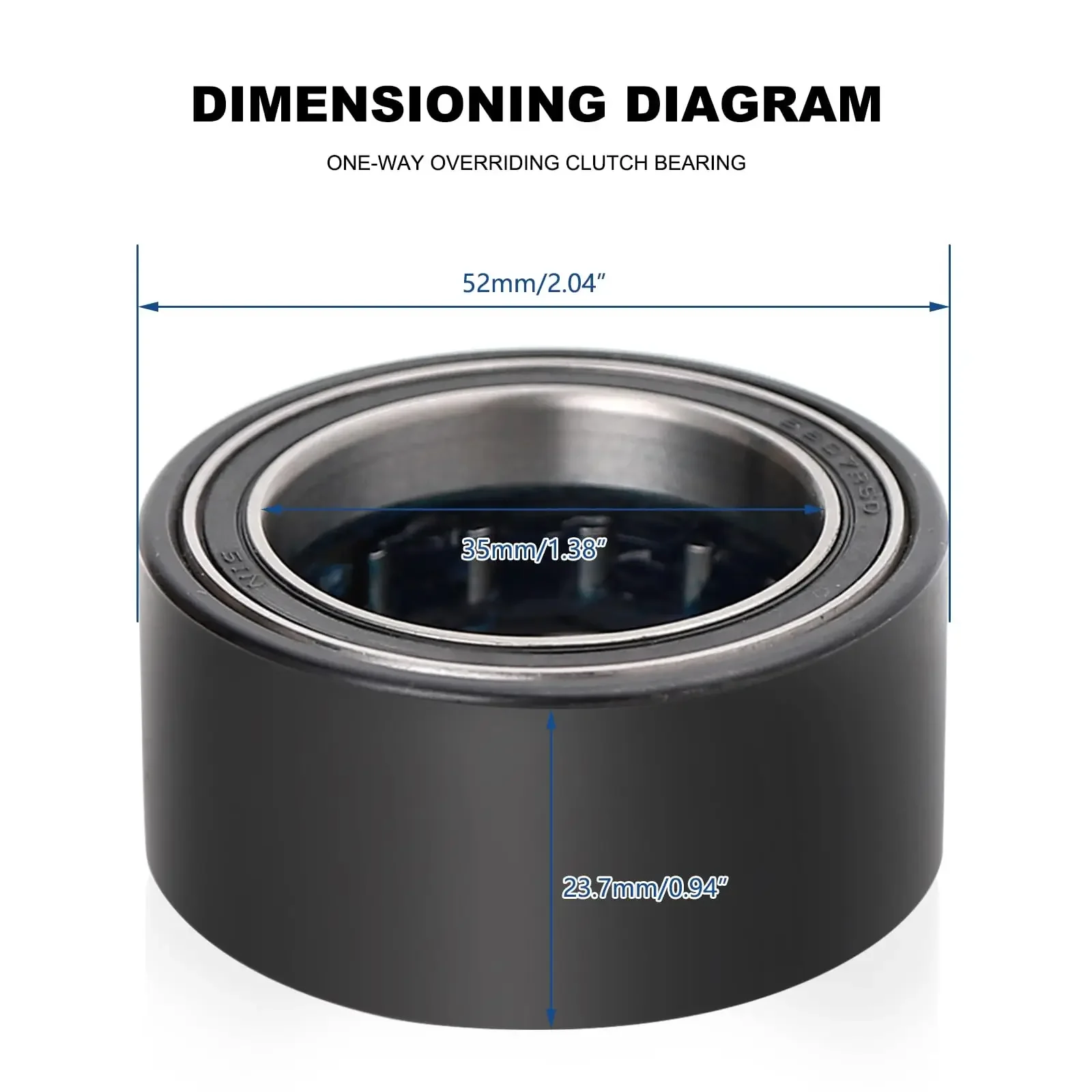 CFmoto One-Way Overriding Clutch Bearing Compatible with Cforce 400 CFORCE 500 CFORCE 600 OEM Parts Number 0GR0-051300  UFORCE