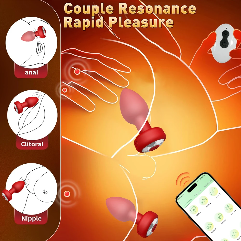 APP التحكم اللاسلكي الشرج هزاز بعقب المكونات الرجال جهاز تدليك للبروستاتا محفز الإناث الاستمناء الكبار الجنس لعب للنساء مثلي الجنس