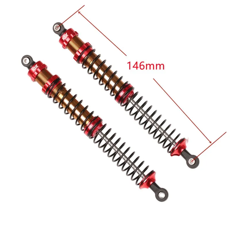 

KYX RC simulation model car Axial RBX10 metal shock absorber DIY modification dual segment spring oil pressure