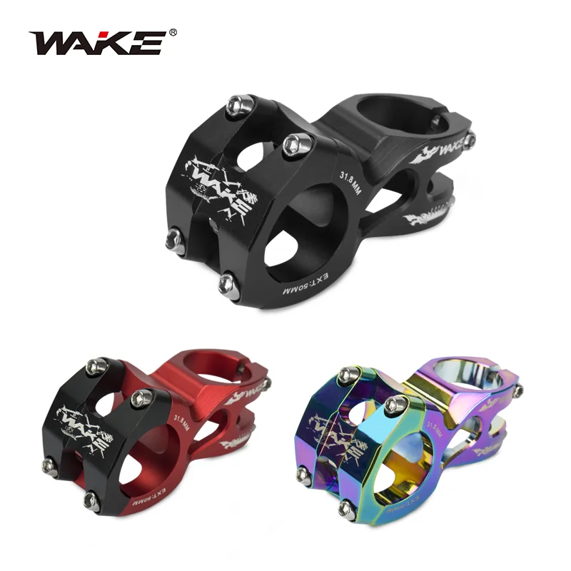 

Руль Wake MTB, вынос велосипеда из алюминиевого сплава, сверхлегкие высокопрочные короткие аксессуары для велосипеда для езды на велосипеде BMX