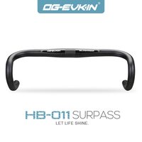 OG-EVKIN Carbon Handlebar Road Bike Drop Bar Bicycle Handlebar Road Bike Handlebar 31.8MM 360/380/400/420/440MM Bicycle Part